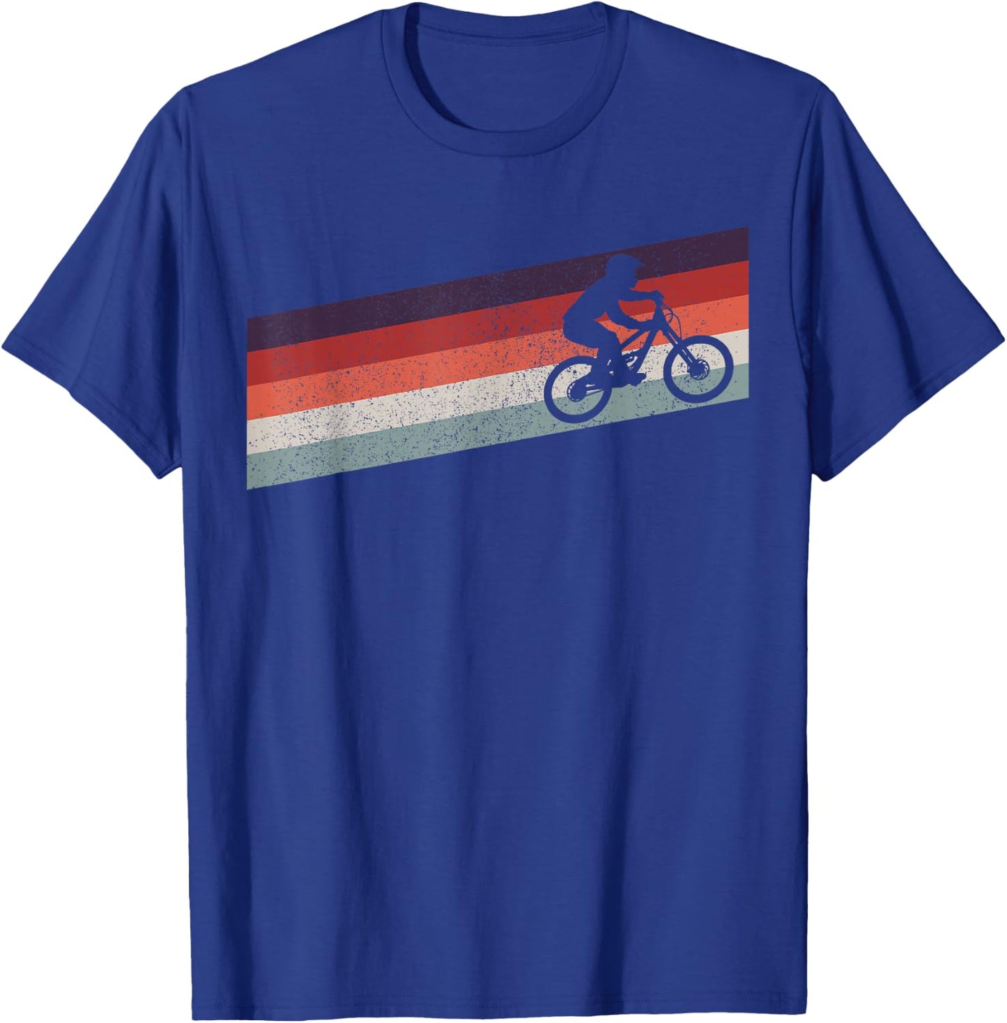 Mountain Bike Vintage MTB Bicycle Downhill Biking Biker Gift T-Shirt - T-Shirt | Royal