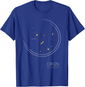 Orion - The Hunter - Constellation for science nerds T-Shirt - T-Shirt | Royal