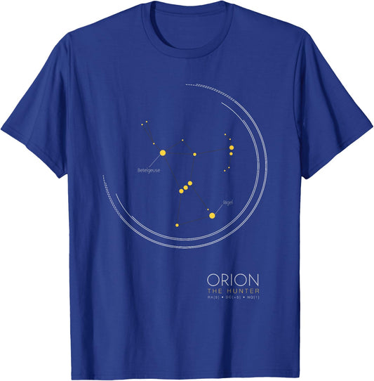 Orion - The Hunter - Constellation for science nerds T-Shirt - T-Shirt | Royal