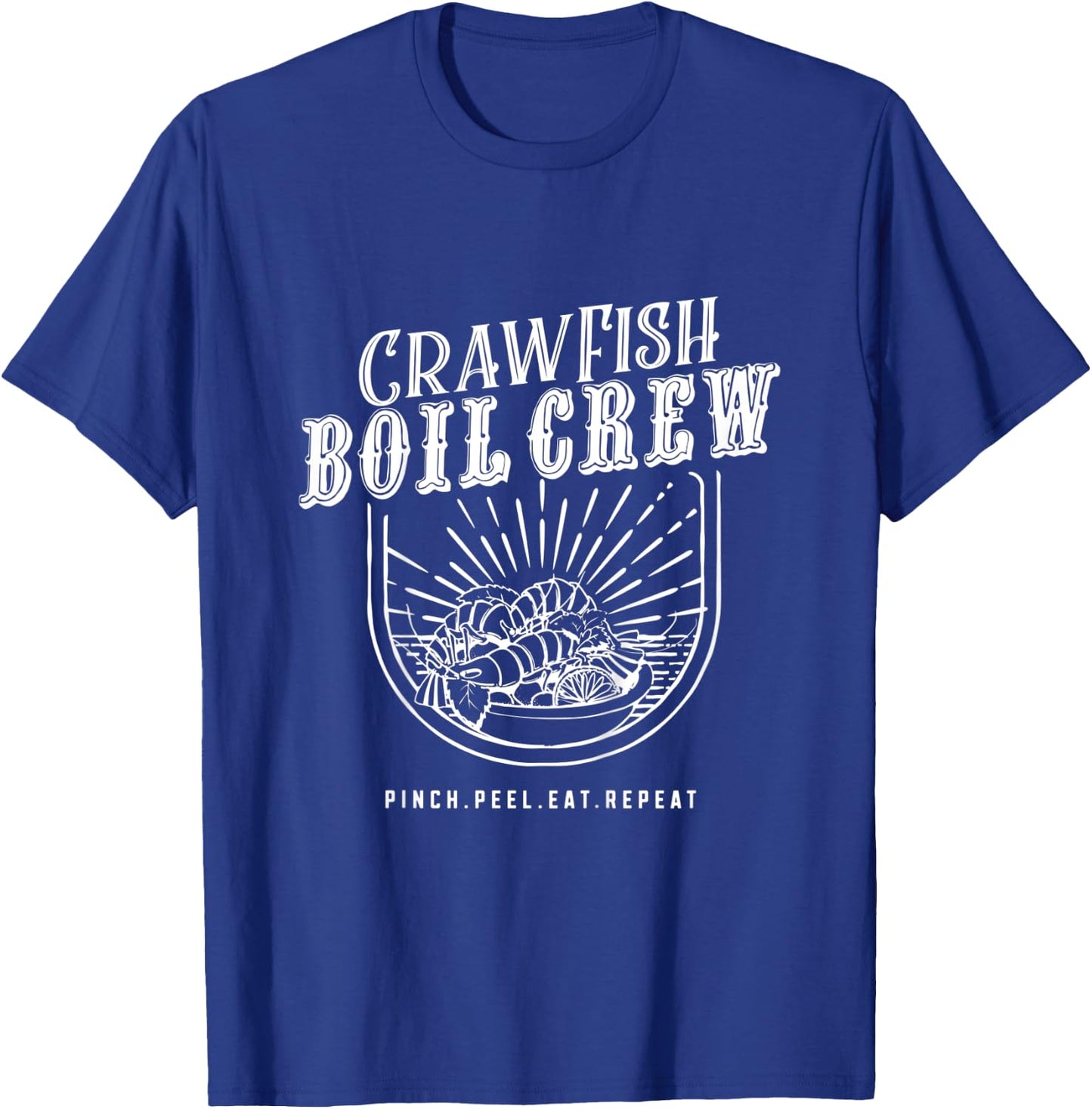 Kids Crawfish Boil Crew fun Festival Gift Shirt T-Shirt - T-Shirt | Royal