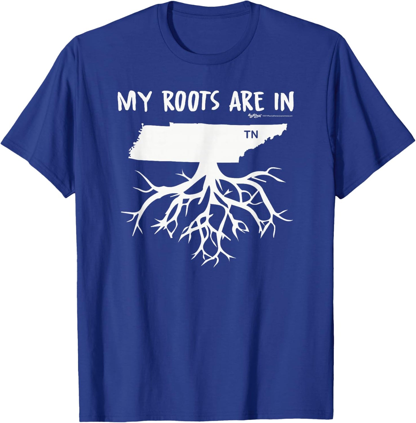 My Roots Are In Tennessee State T-Shirt - T-Shirt | Royal