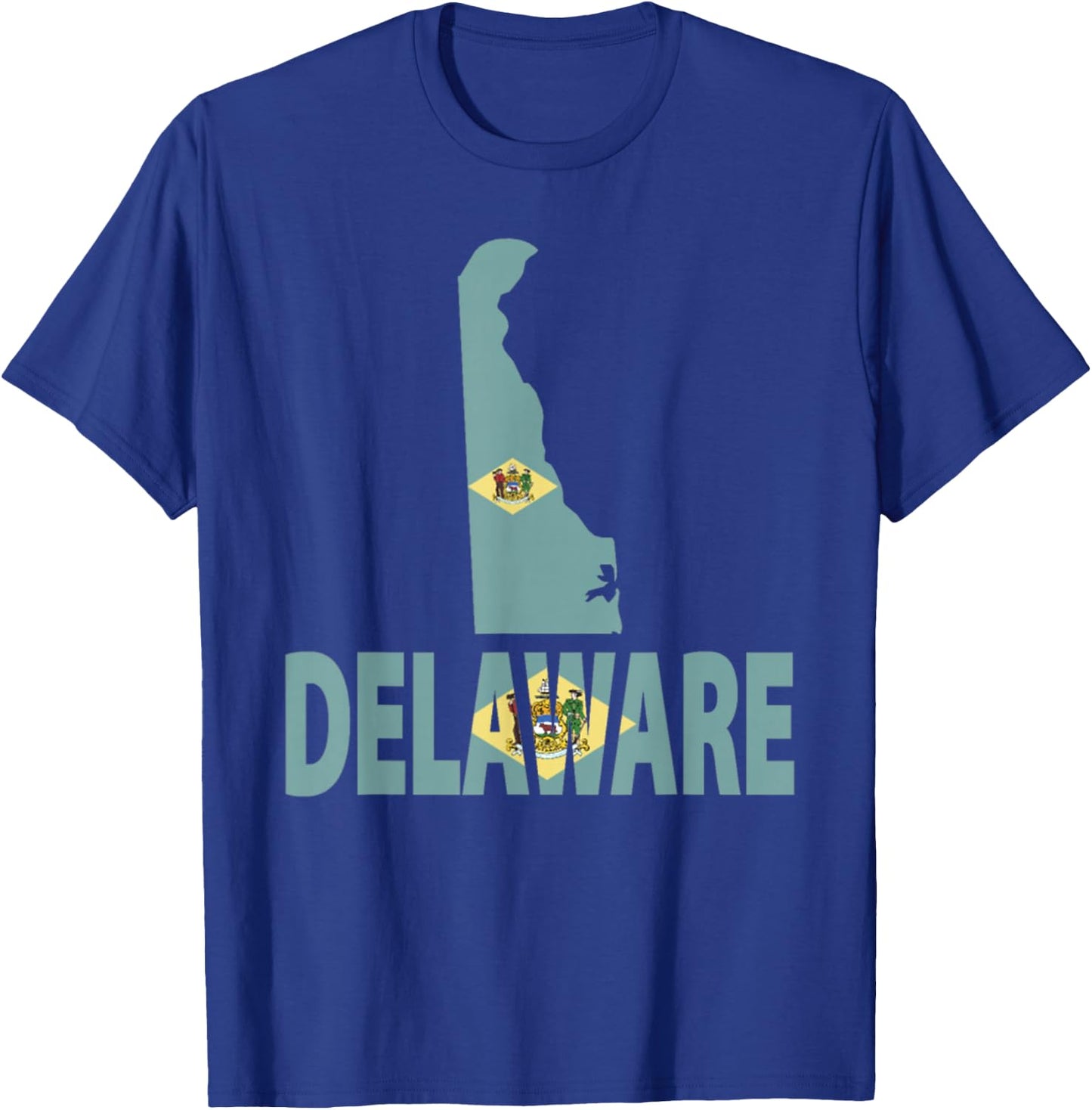 Vintage Delaware State I Love Delaware Home State T-Shirt - T-Shirt | Royal