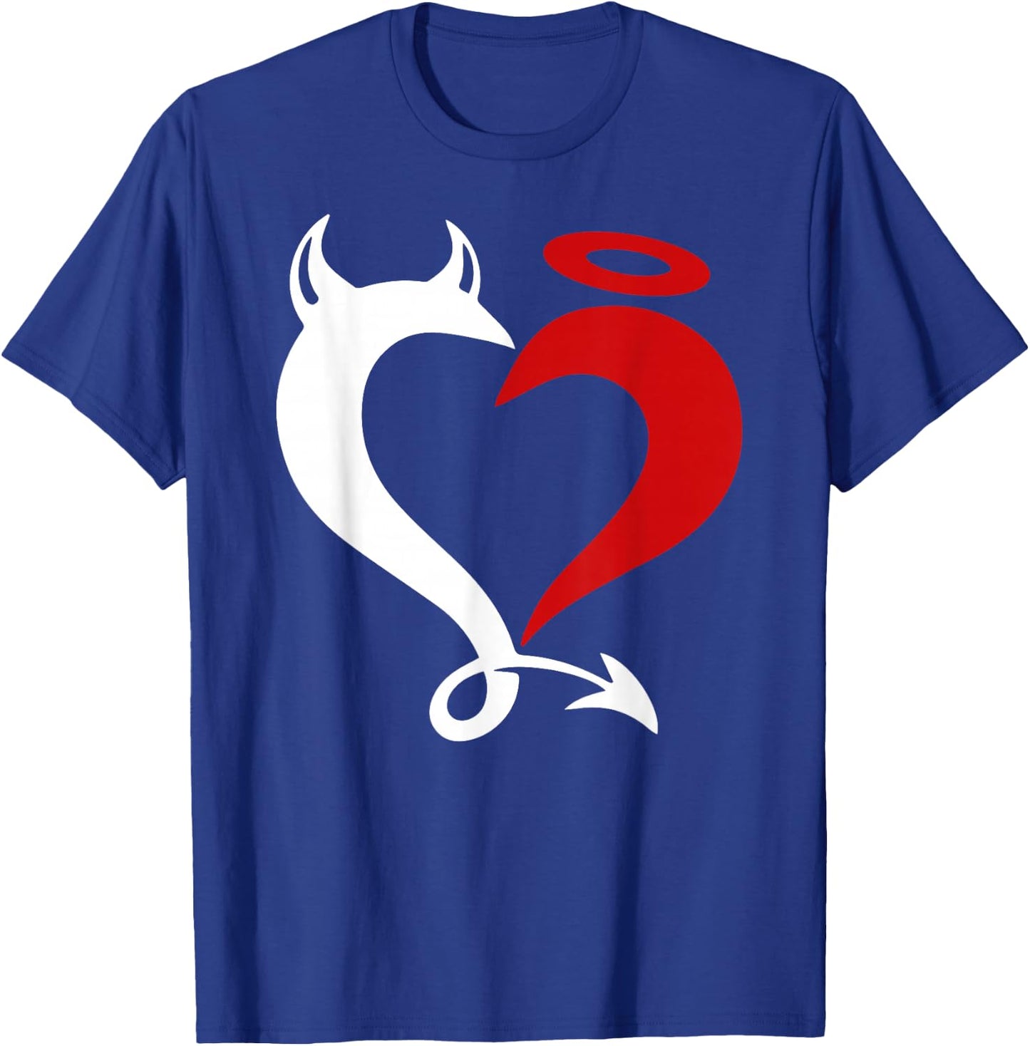 Devil and Angel Love Lovers T-Shirt - T-Shirt | Royal