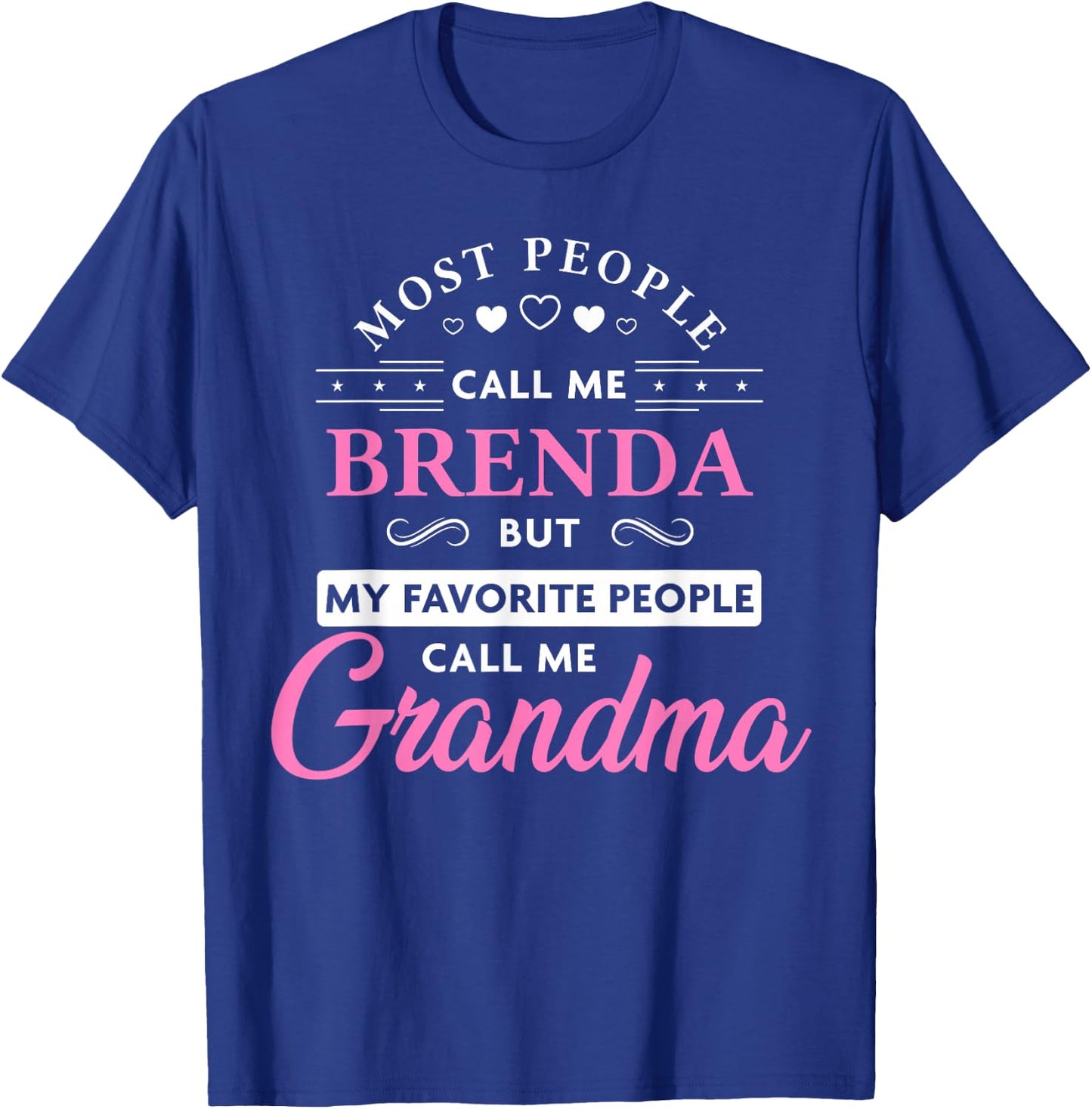 Brenda Name Gift Personalized Grandma T-Shirt - T-Shirt | Royal