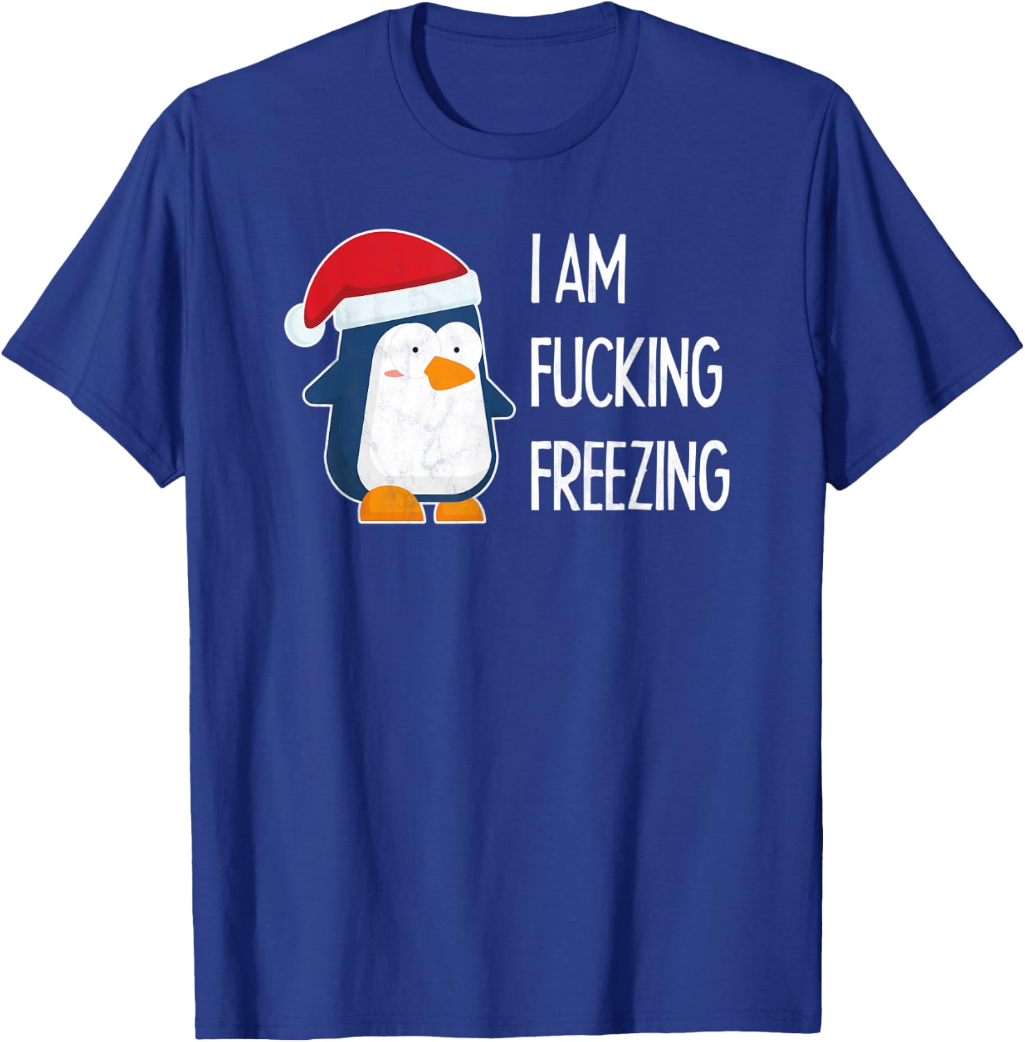 Funny Penguin Gift I Children Women Man Winter T-Shirt - T-Shirt | Royal