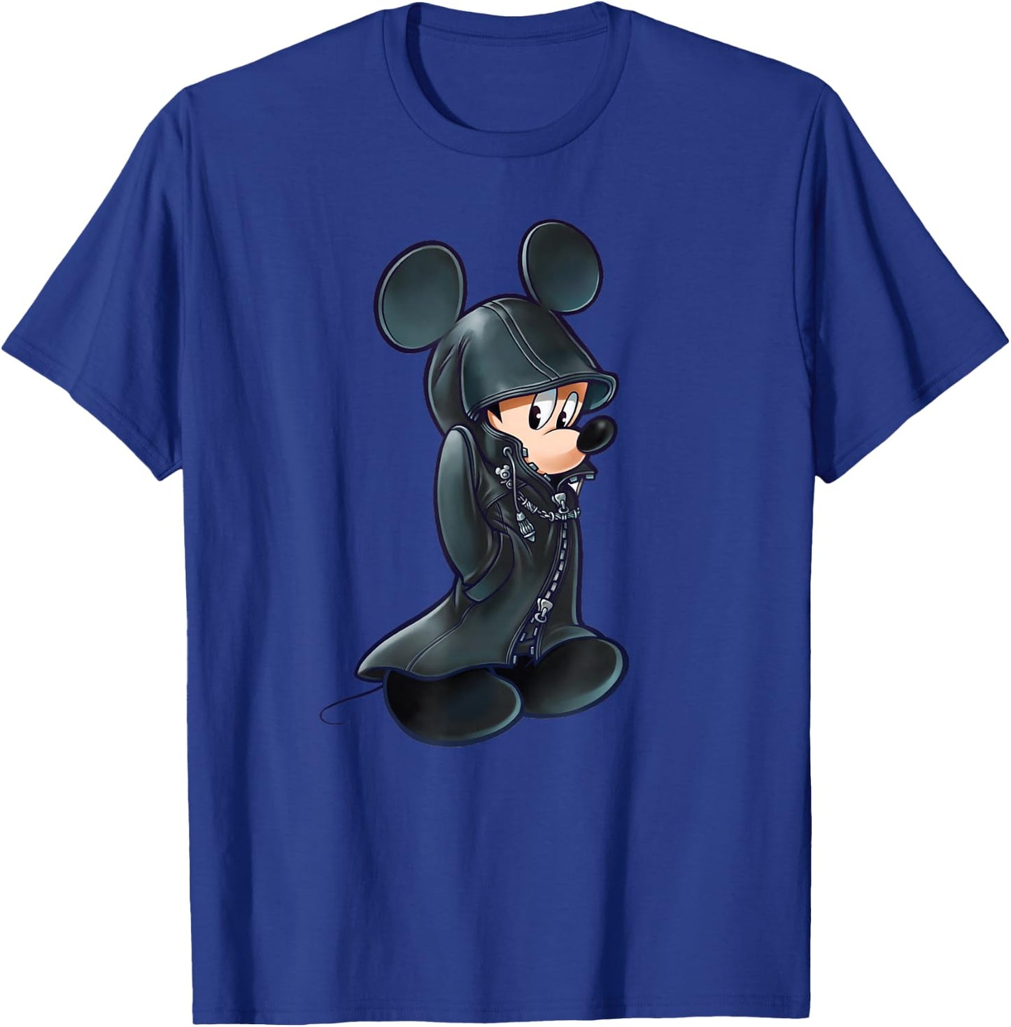 Disney Kingdom Hearts King Mickey Black Coat T-Shirt - T-Shirt | Royal