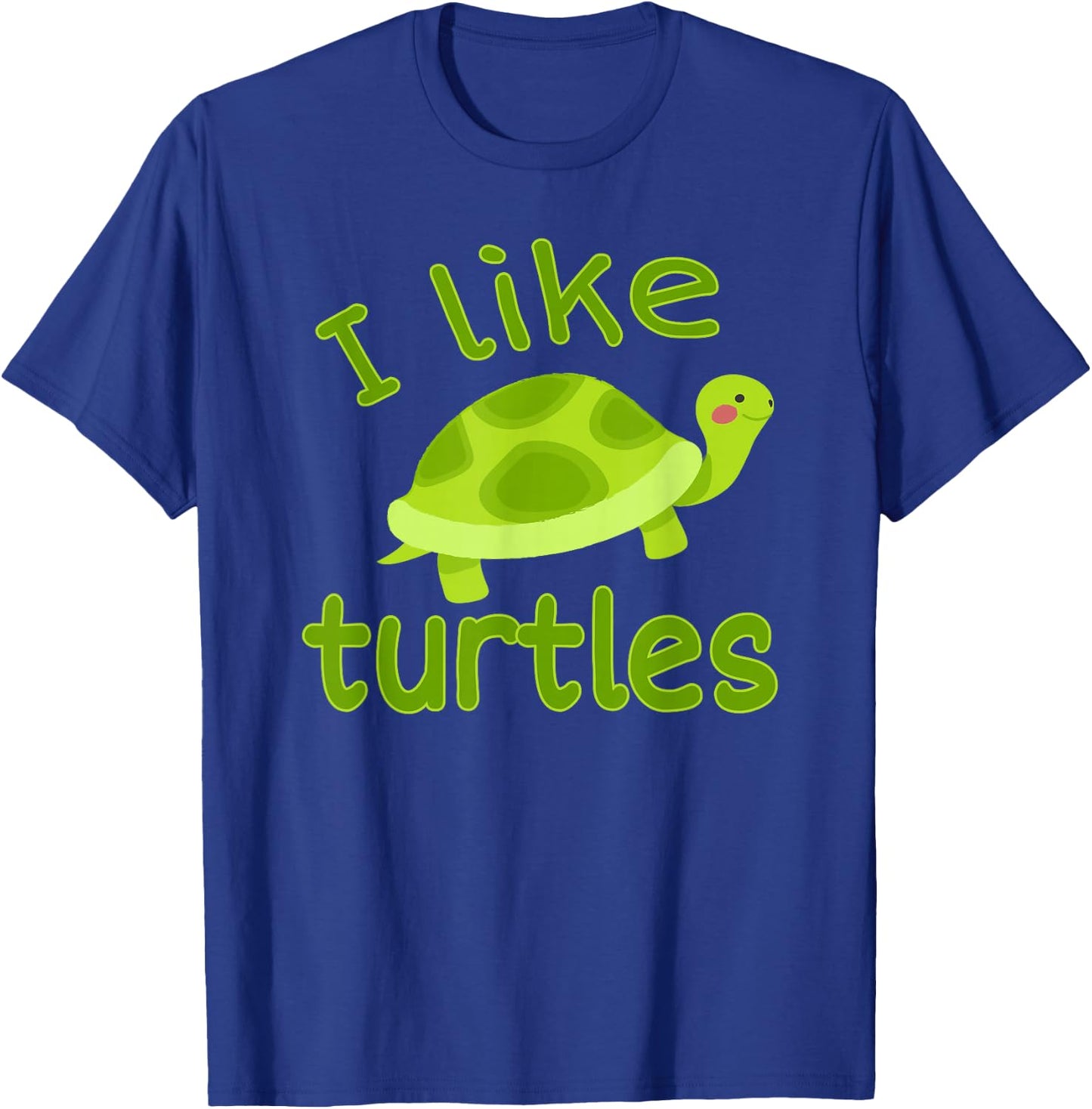 I Love Turtles - I Like Turtles Vintage Tortoise Reptile T-Shirt - T-Shirt | Royal