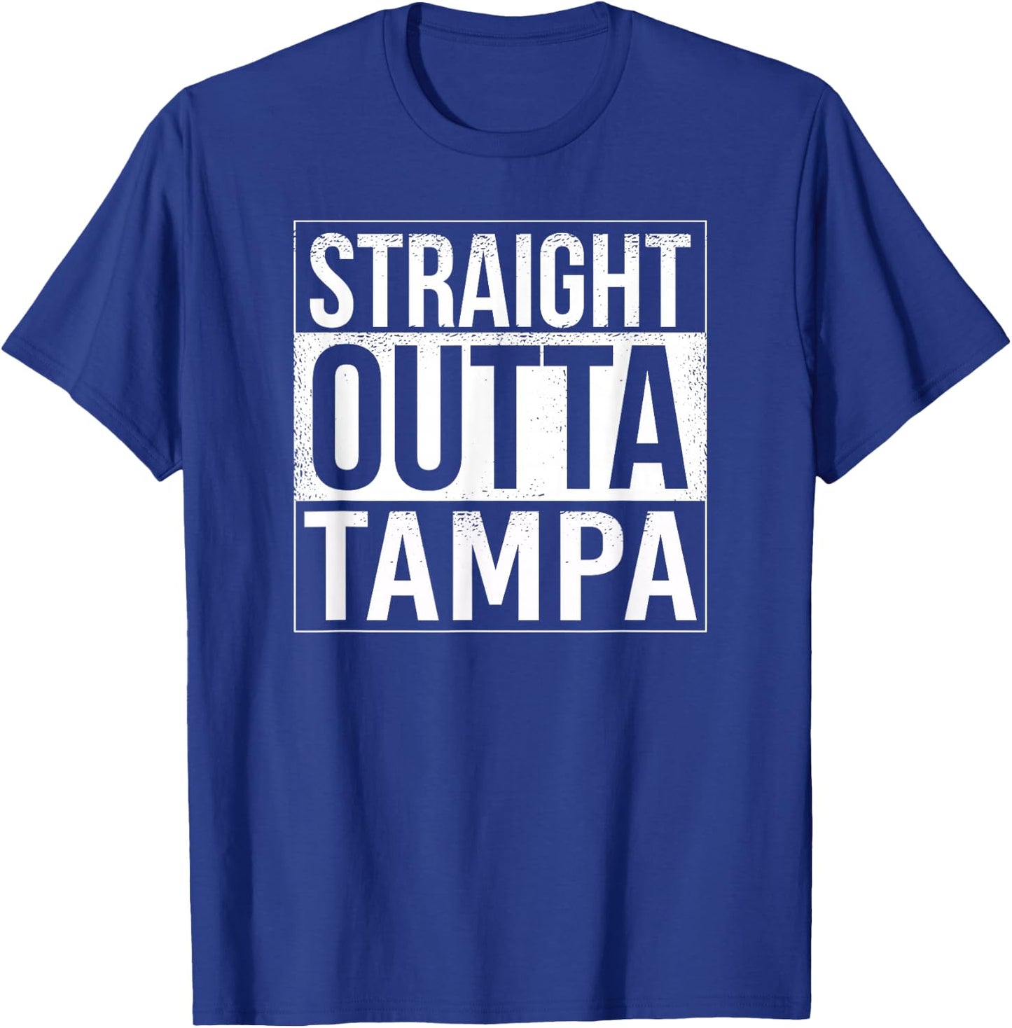 Straight outta Tampa - USA American Hometown City T-Shirt - T-Shirt | Royal