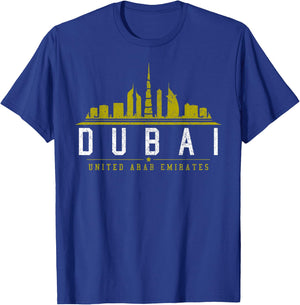 Dubai Shirt - Skyline United Arab Emirates UAE Gift T-Shirt - T-Shirt | Royal