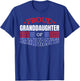 Proud GrandDaughter of Immigrants Patriotic USA T Shirt T-Shirt - T-Shirt | Royal