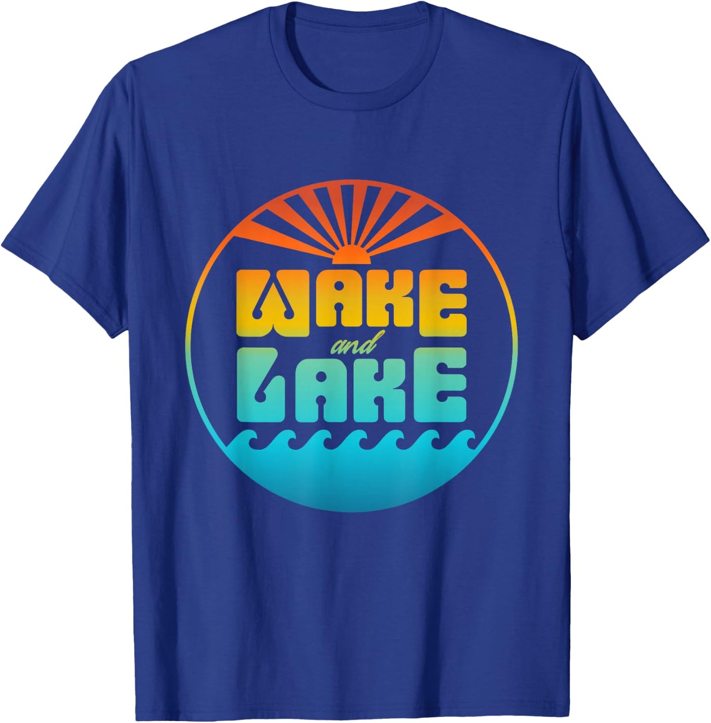 Wake and Lake T-Shirt - T-Shirt | Royal
