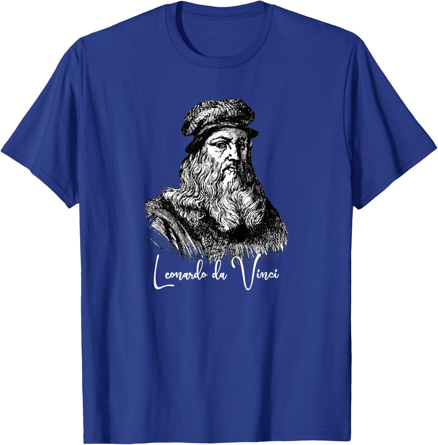 Leonardo da Vinci Shirt Self Portrait Renaissance Art Gift T-Shirt - T-Shirt | Royal