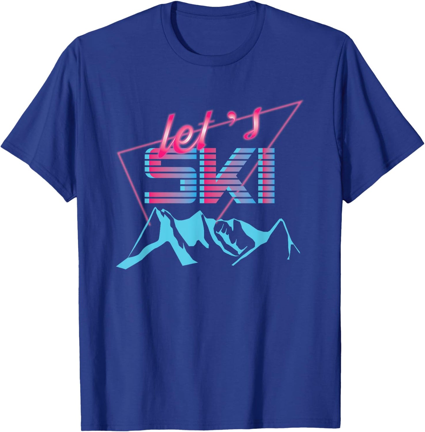 Retro Ski T Shirt Vintage 80s Ski Costume 90s Ski Clothes T-Shirt - T-Shirt | Royal