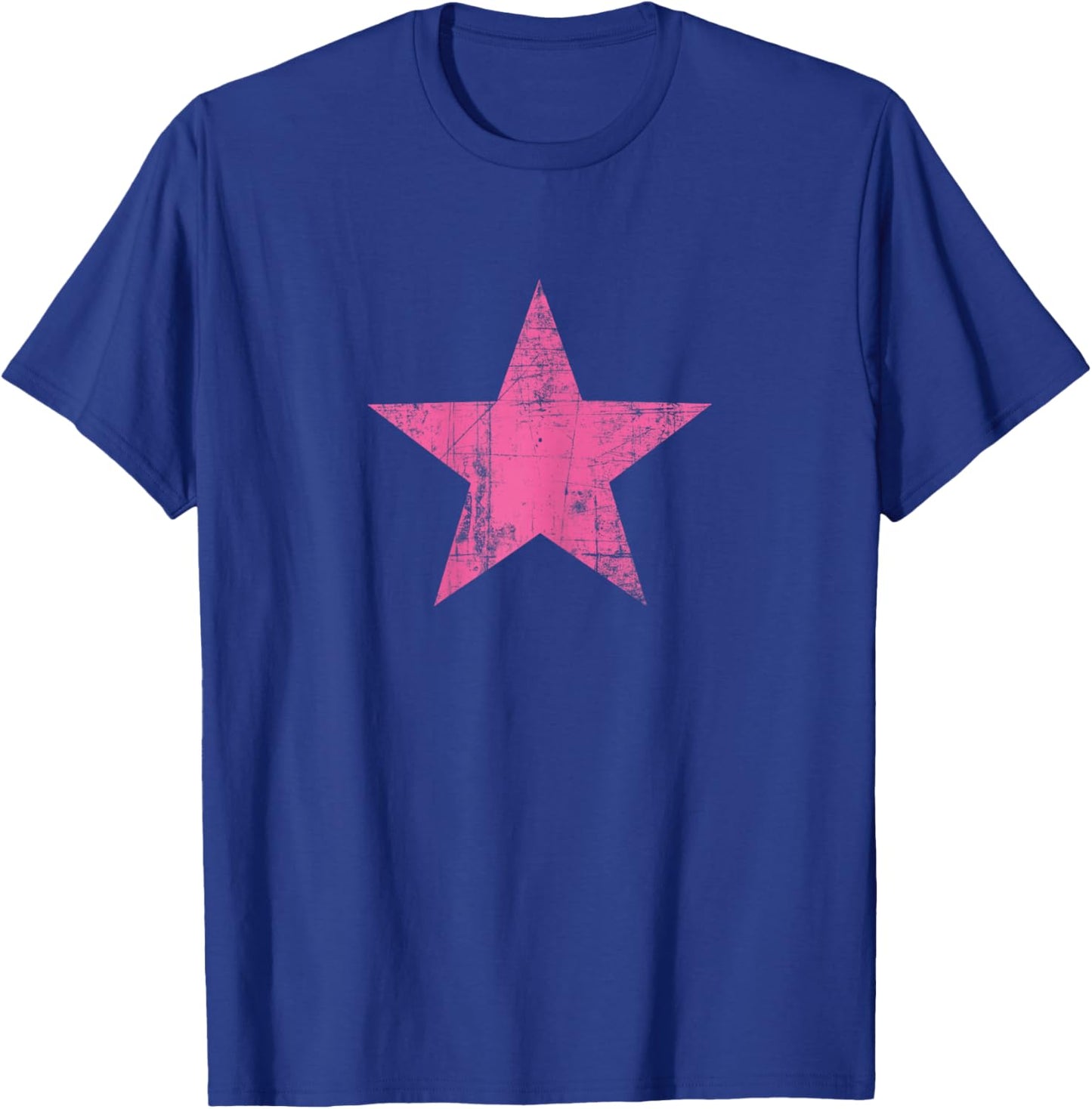 Vintage Pink Star Retro Graphic Tops Girls T-Shirt - T-Shirt | Royal