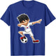 Dabbing Soccer Boy South Korea Jersey, Korean Kids Gifts T-Shirt - T-Shirt | Royal