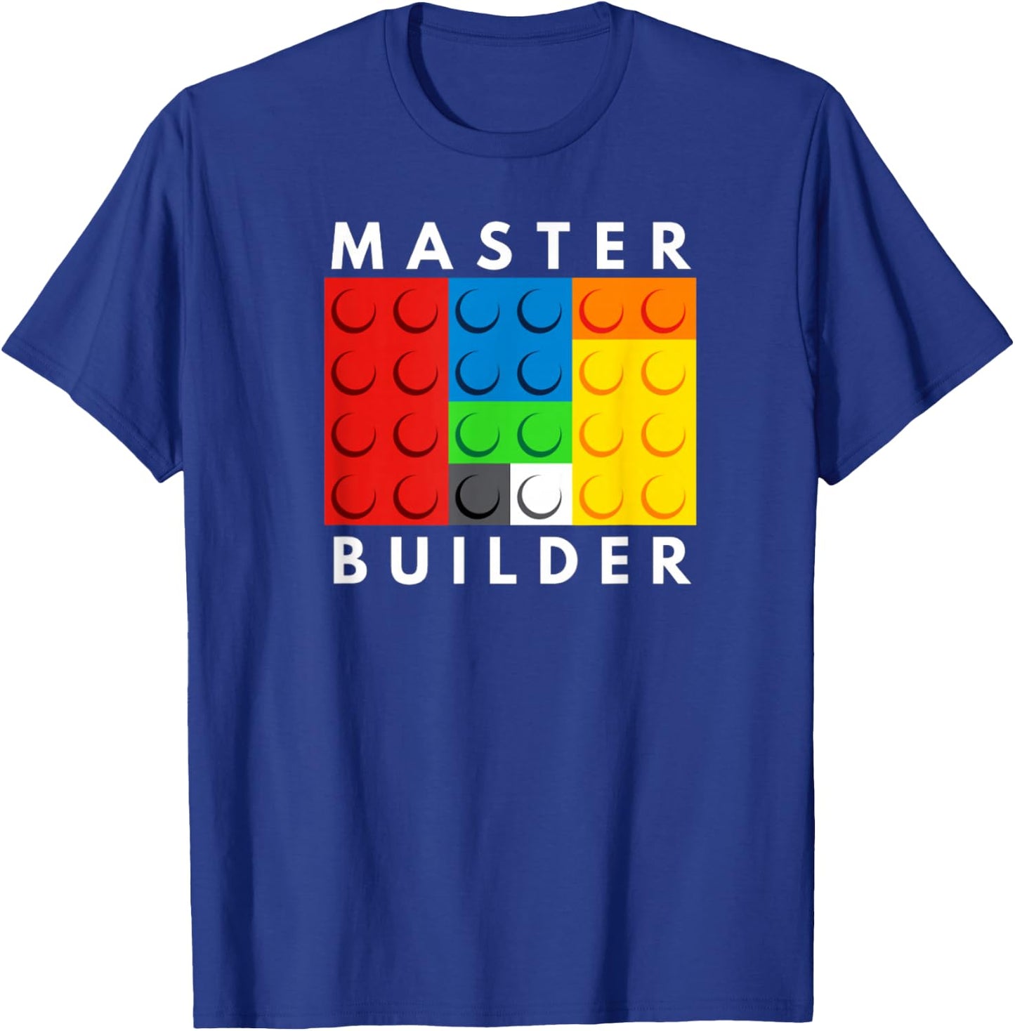 Master Builder Building Blocks Brick Builders Toys Present Small T-Shirt - T-Shirt | Royal