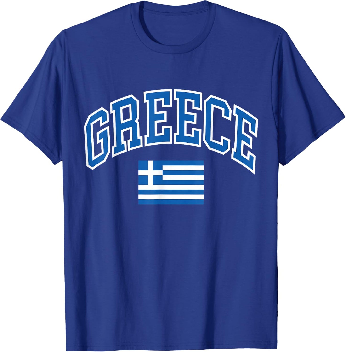 Greece Greek Flag T-Shirt - T-Shirt | Royal