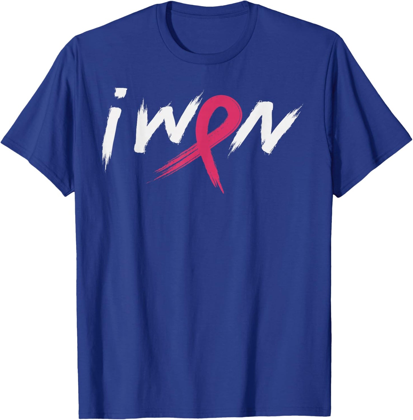 Breast Cancer Awareness Shirt Pink Ribbon I Won Survivor T-Shirt - T-Shirt | Royal