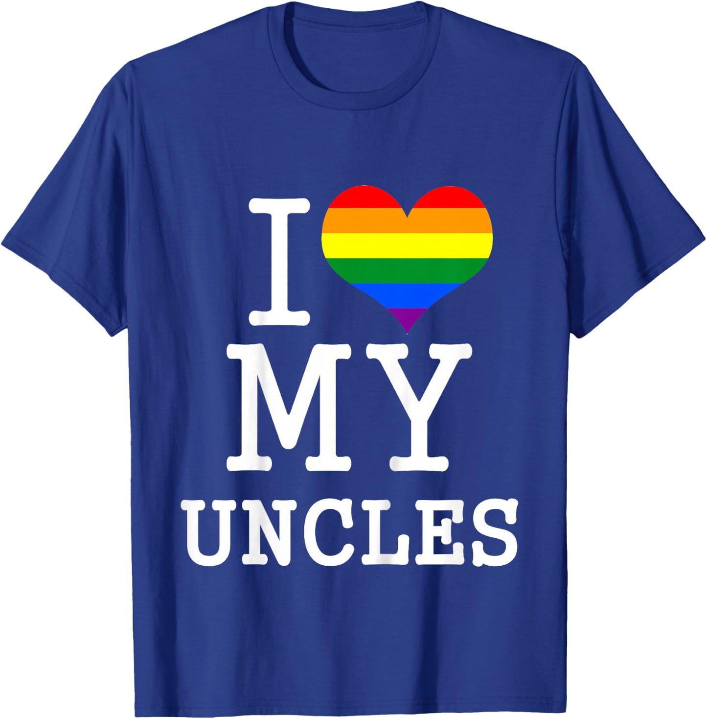 for My Gay Uncles Baby Clothes I Love My 2 Uncles Toddler T-Shirt - T-Shirt | Royal