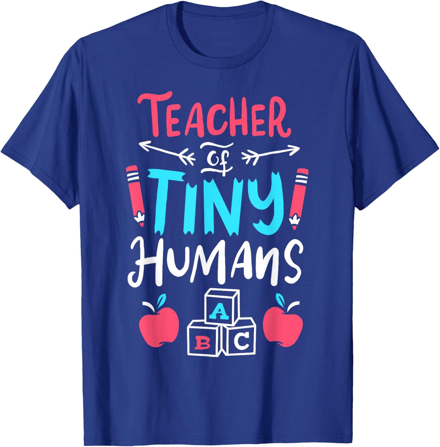 Teacher Preschool Pre K Kindergarten T-Shirt - T-Shirt | Royal
