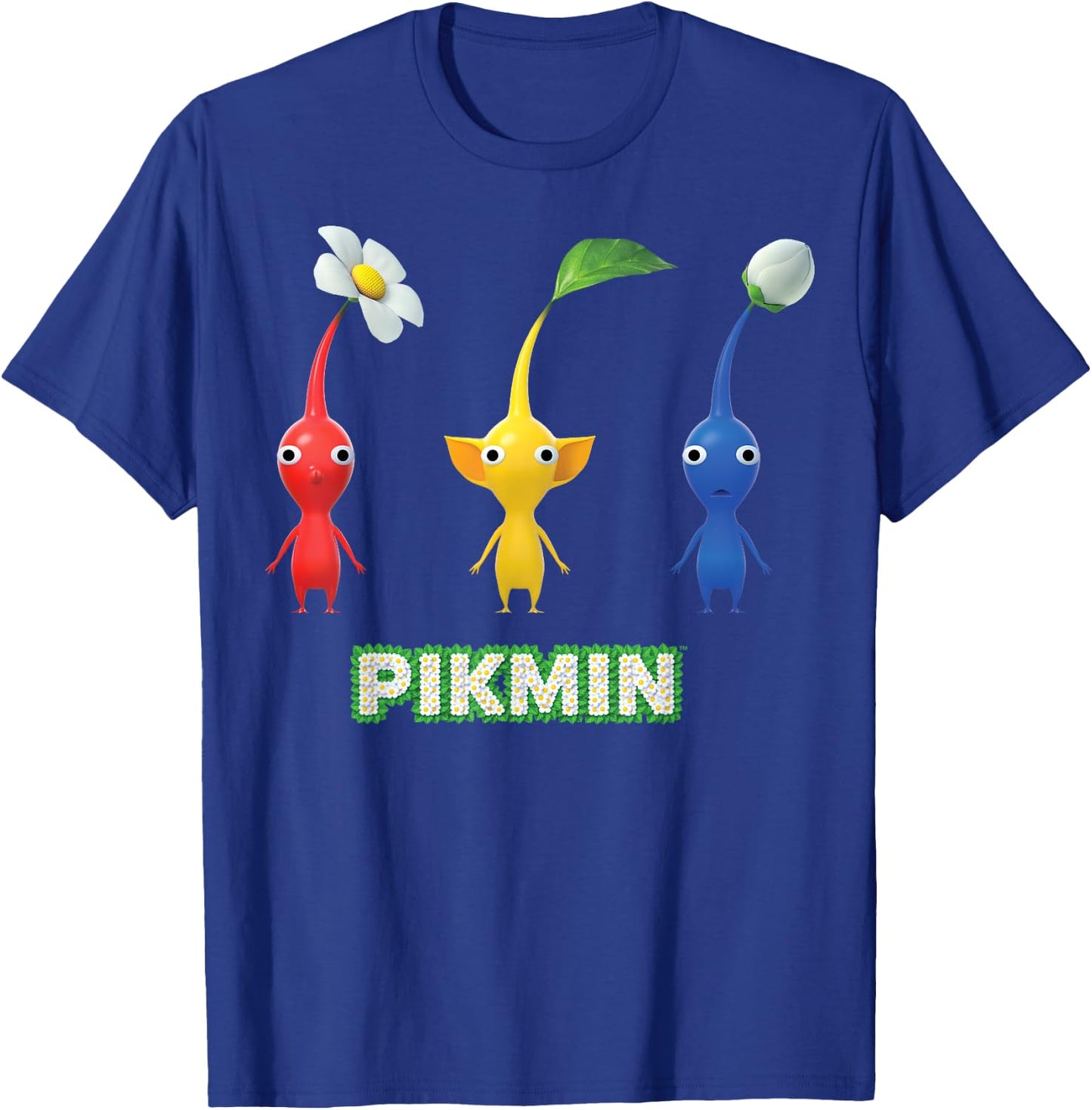 Nintendo Pikmin Trio Simple T-Shirt - T-Shirt | Royal