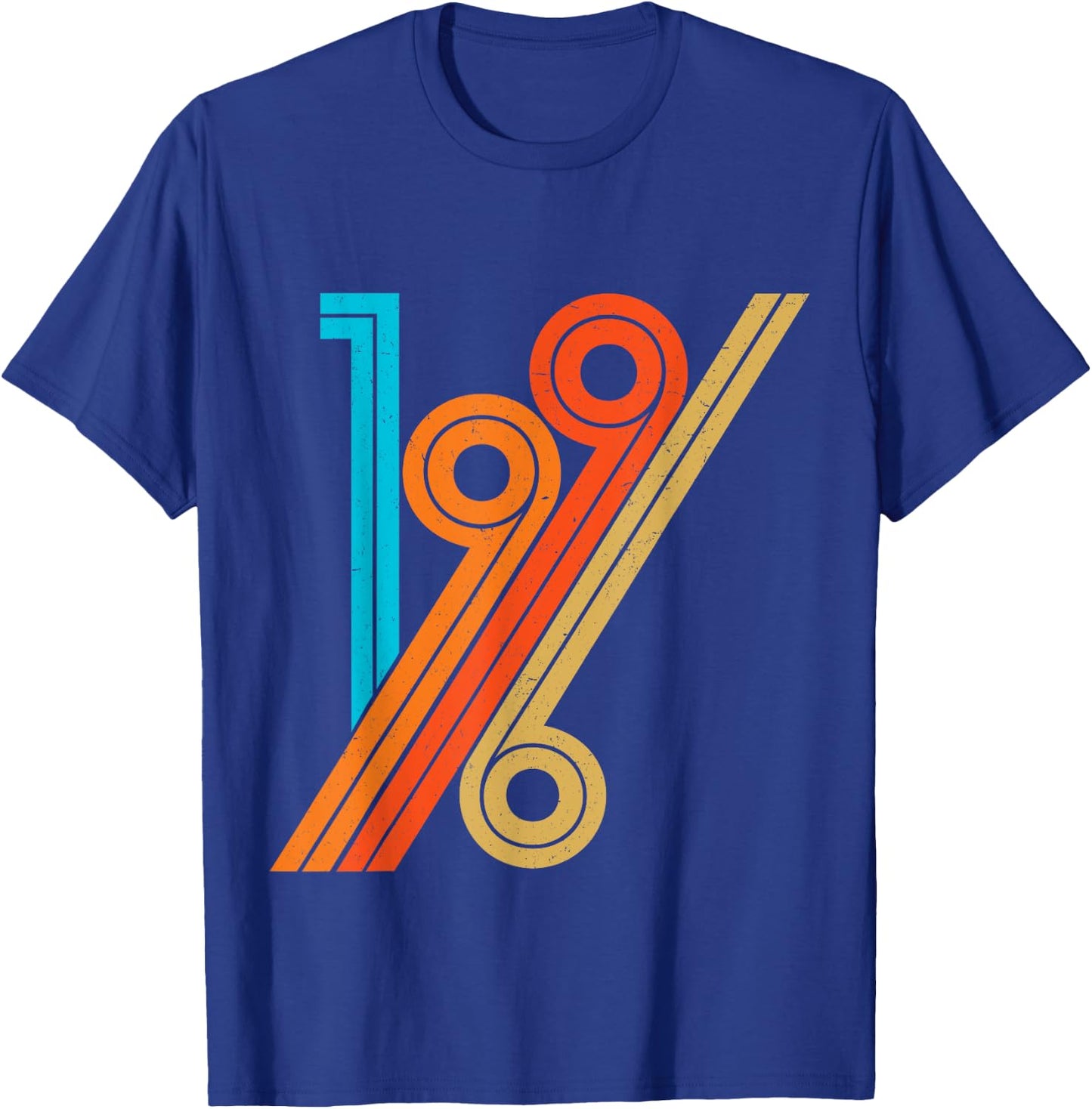 Vintage Birthday Retro Style 1996 T-Shirt - T-Shirt | Royal