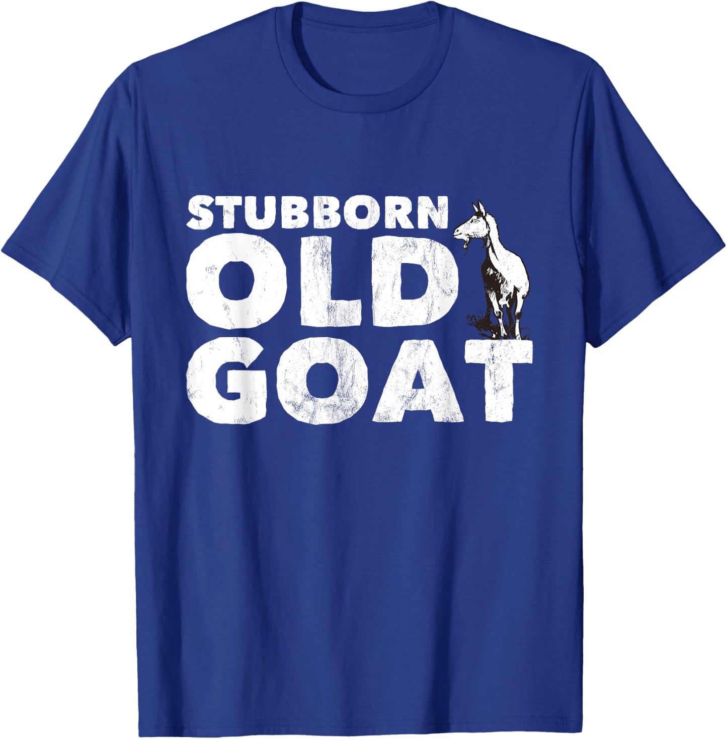 Stubborn Old Goat T-Shirt - T-Shirt | Royal