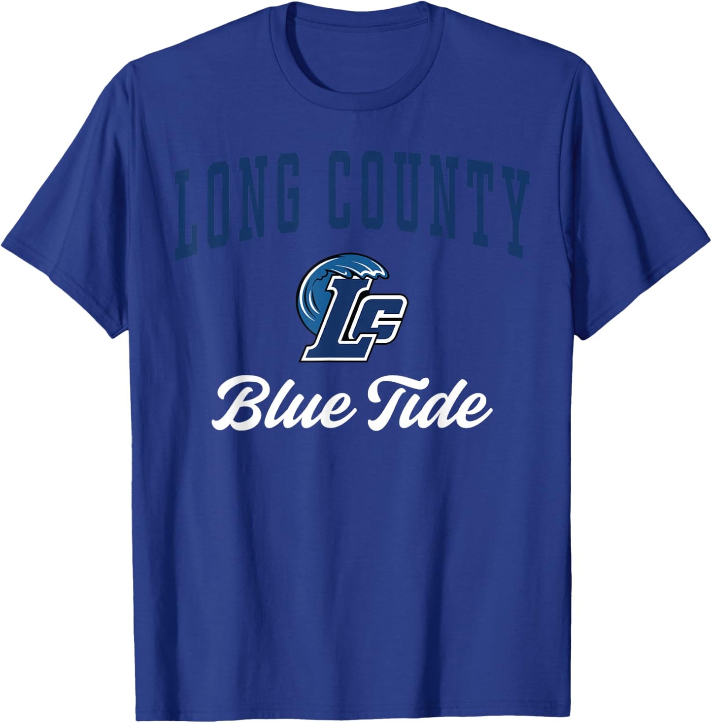 Long County High School Blue Tide C3 T-Shirt - T-Shirt | Royal