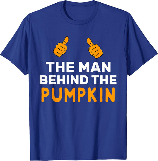 Halloween Pregnancy Shirt -Funny Pumpkin Dad Costume T-Shirt - T-Shirt | Royal