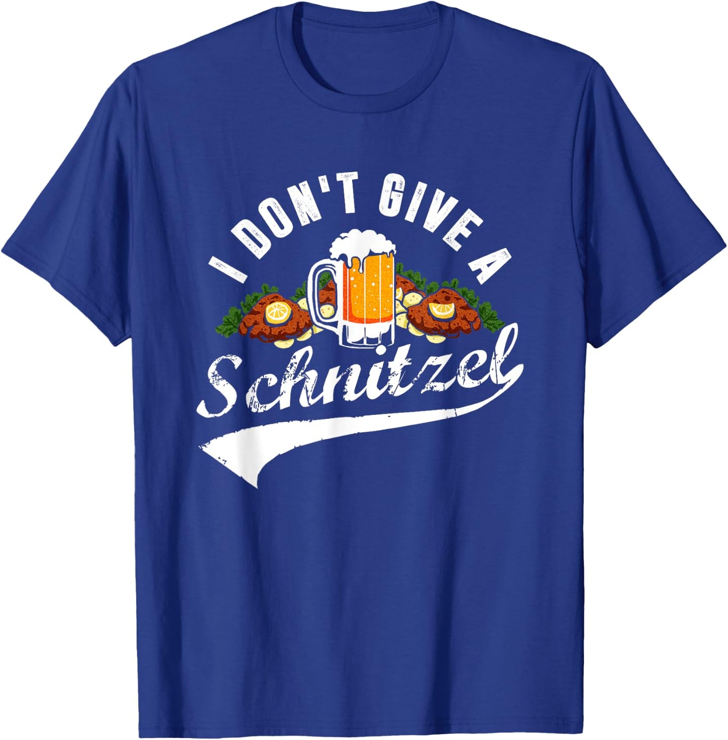 I Don't Give a Schnitzel Oktoberfest Beer Festival T-Shirt - T-Shirt | Royal
