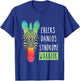 Ehlers Danlos Syndrome Warrior EDS Awareness Zebra T-Shirt - T-Shirt | Royal