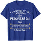 I Wanted To Go Jogging But Proverbs 28:1 Christian T-Shirt - T-Shirt | Royal