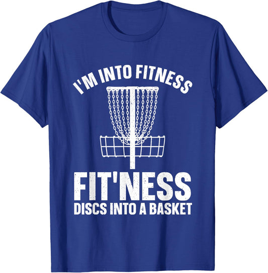 Disc Golf Art Women Disc Golfer Player Disc Golf T-Shirt - T-Shirt | Royal