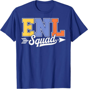 Enl Squad English New Language T-Shirt - T-Shirt | Royal