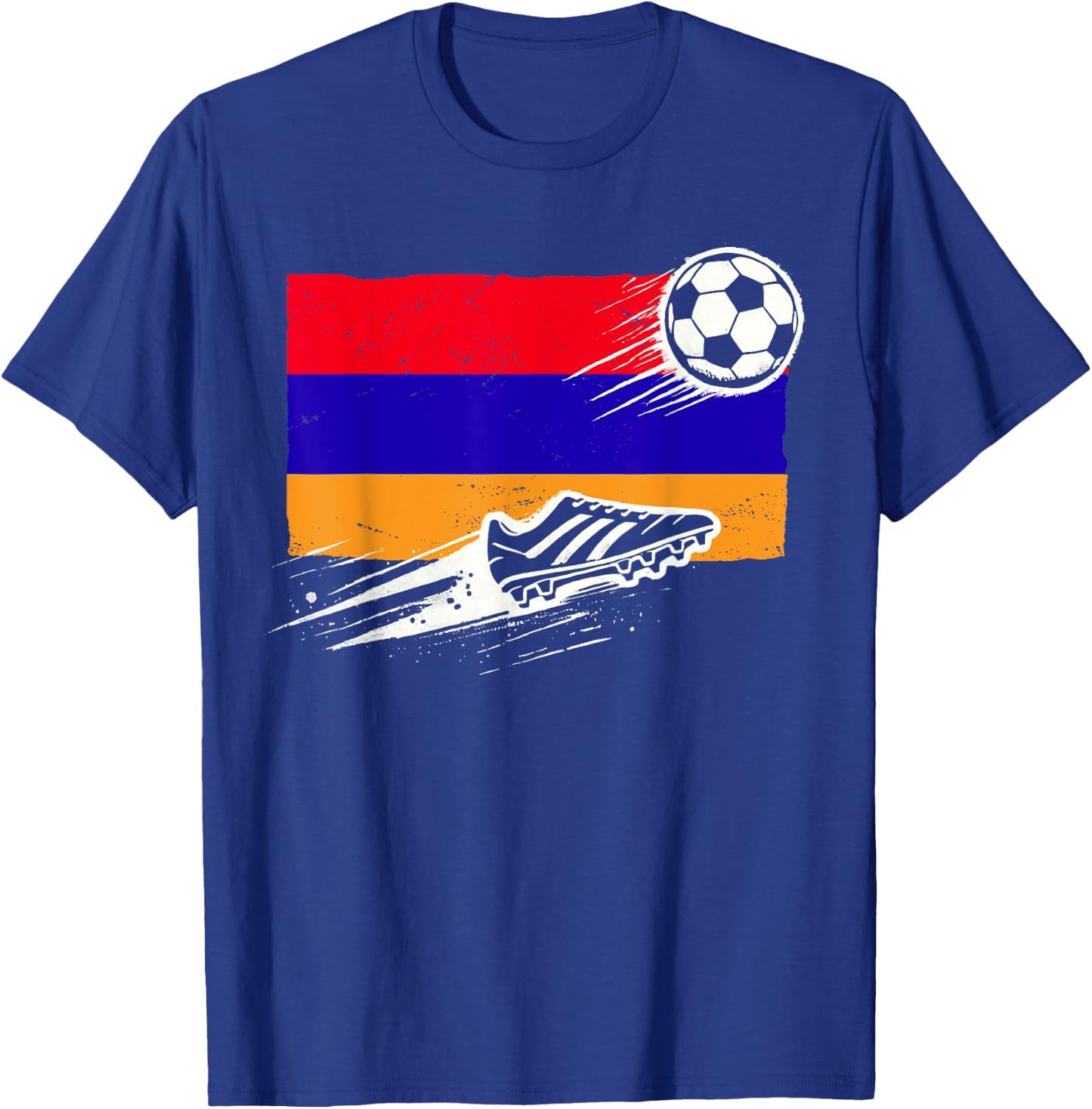 Armenia Flag Armenian Soccer Flag Armenian T-Shirt - T-Shirt | Royal