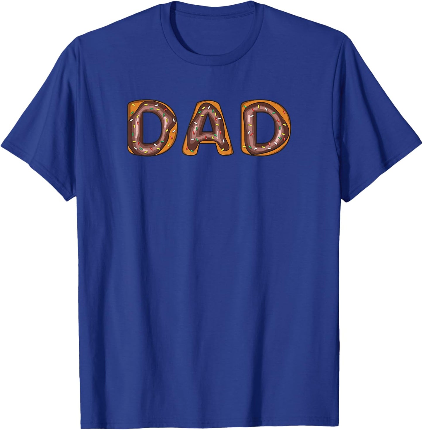 Funny Donut Dad Donut Lover Father's Day Gift Dad T-Shirt - T-Shirt | Royal