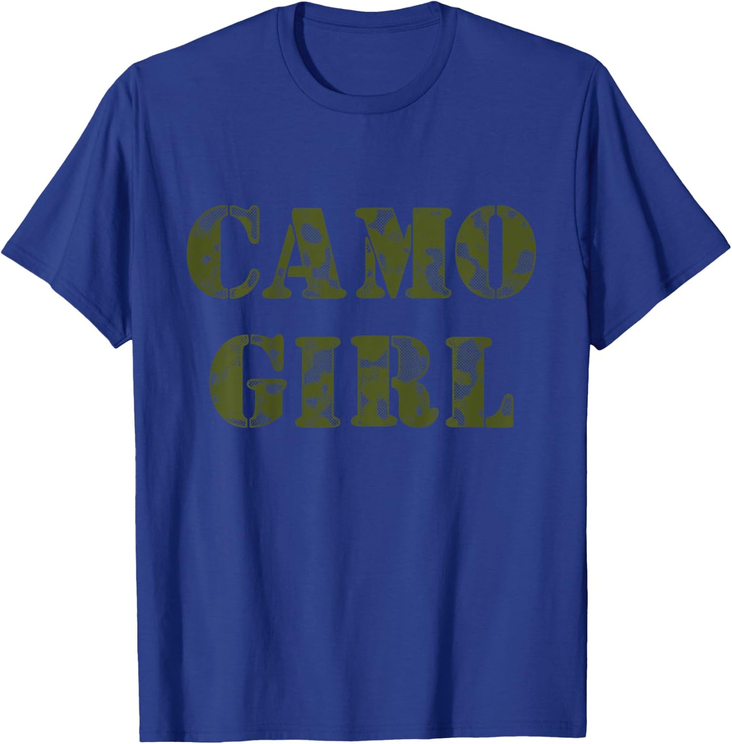 Kids CAMO GIRL Pink Camouflage on Pink Shirt T-Shirt - T-Shirt | Royal