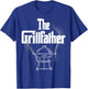 The Grillfather BBQ Grill Smoker Barbecue Grilling T-Shirt - T-Shirt | Royal