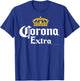 Officially Licensed Corona Gold Crown Graphic Small T-Shirt - T-Shirt | Royal