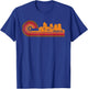 Retro Philadelphia - Philadelphia PA Skyline T-Shirt - T-Shirt | Royal