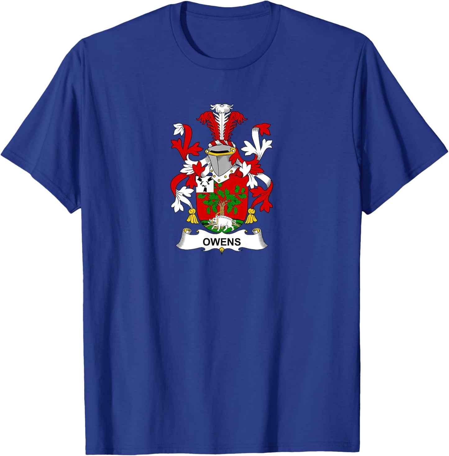 Owens Coat of Arms - Family Crest Shirt T-Shirt - T-Shirt | Royal