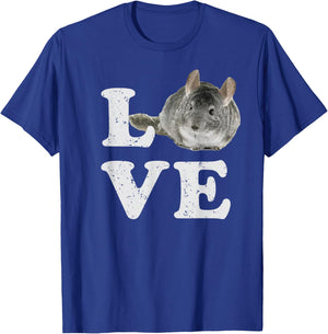 I Love My Chinchilla | Chinchillin Pet Lovers Gift T-Shirt - T-Shirt | Royal