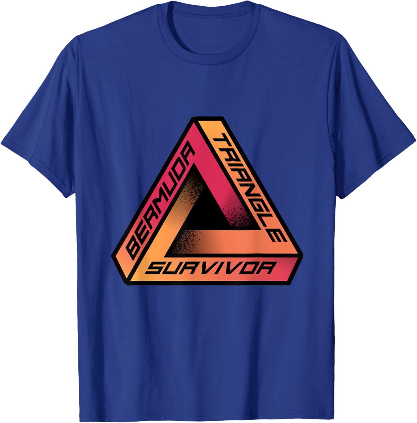 Bermuda Triangle Survivor | Mystery Conspiracy Theorist T-Shirt - T-Shirt | Royal