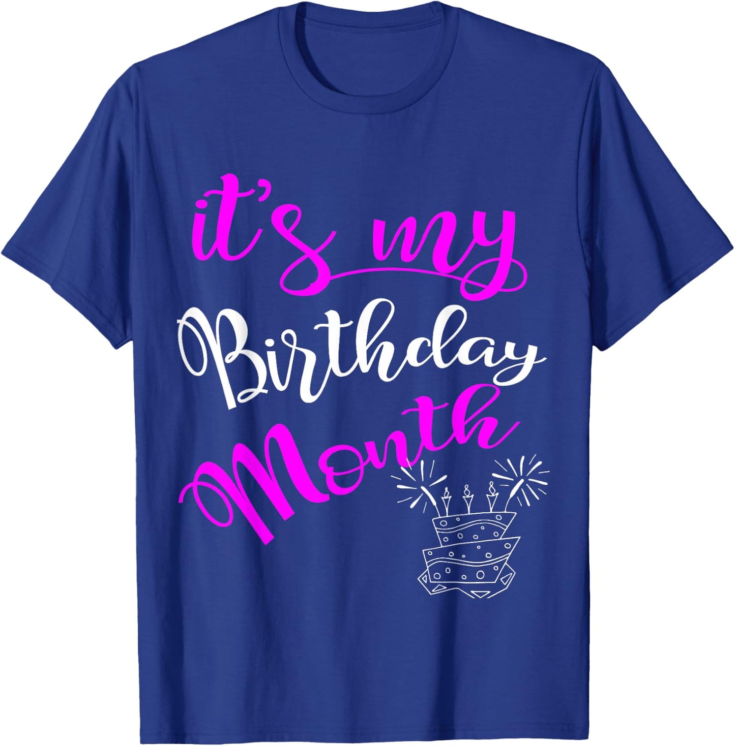 It's My Birthday Month Party T-Shirt - T-Shirt | Royal