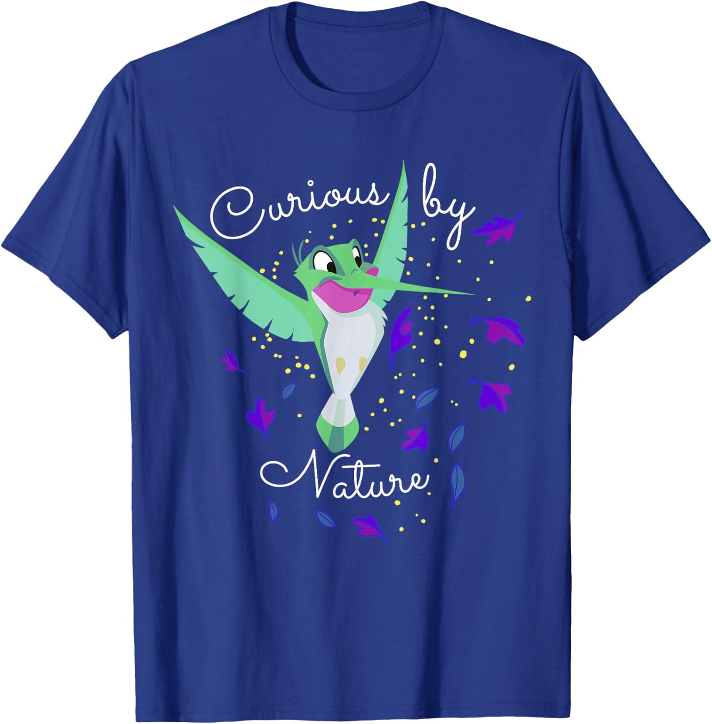 Disney Pocahontas Flit Curious By Nature Portrait T-Shirt - T-Shirt | Royal