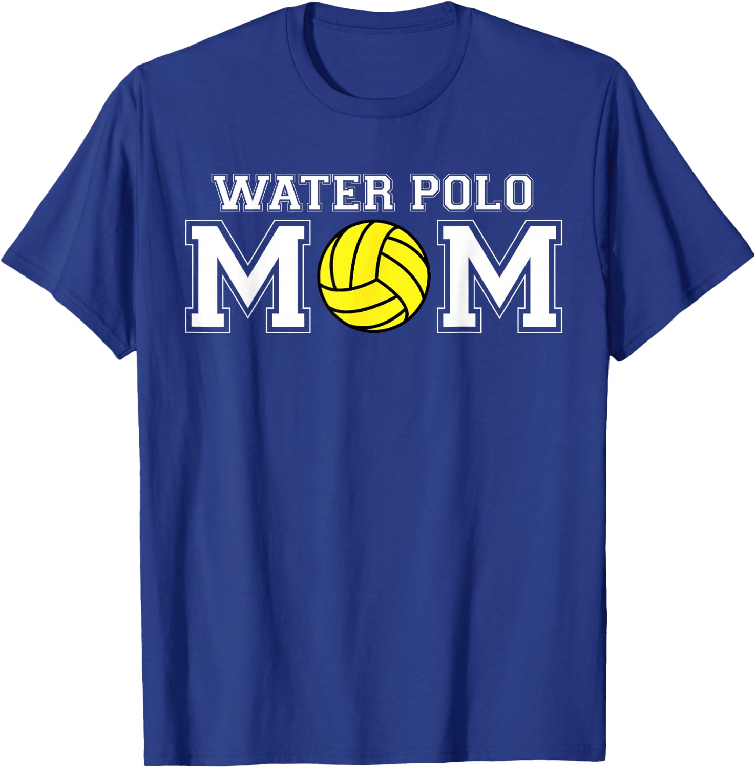 Water Polo Mom game day T-Shirt - T-Shirt | Royal