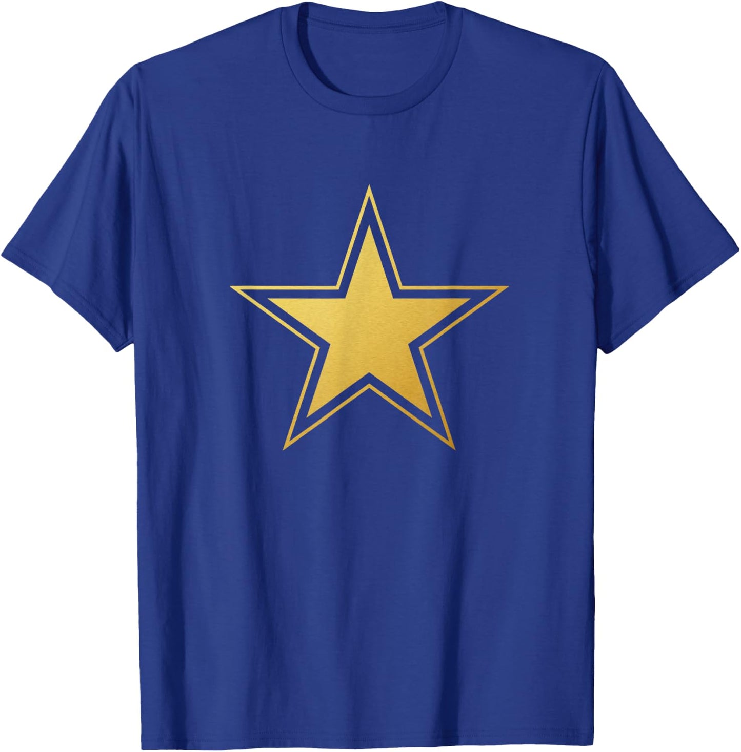 CUTE Black With Gold Stars T-Shirt - T-Shirt | Royal