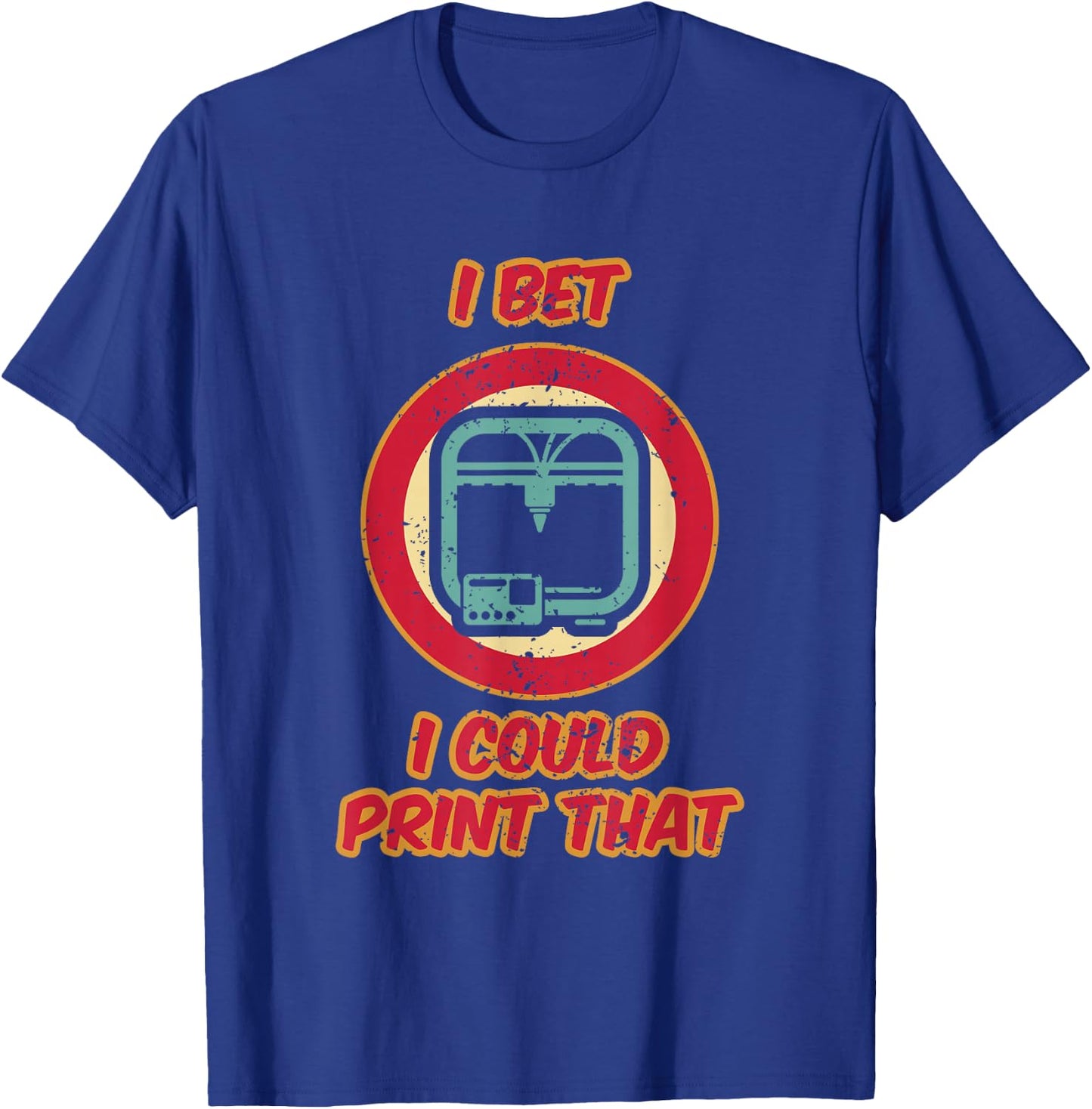 3D-Printing Icon G28 CNC Maker 3D-Scan 3D-Printer T-Shirt - T-Shirt | Royal