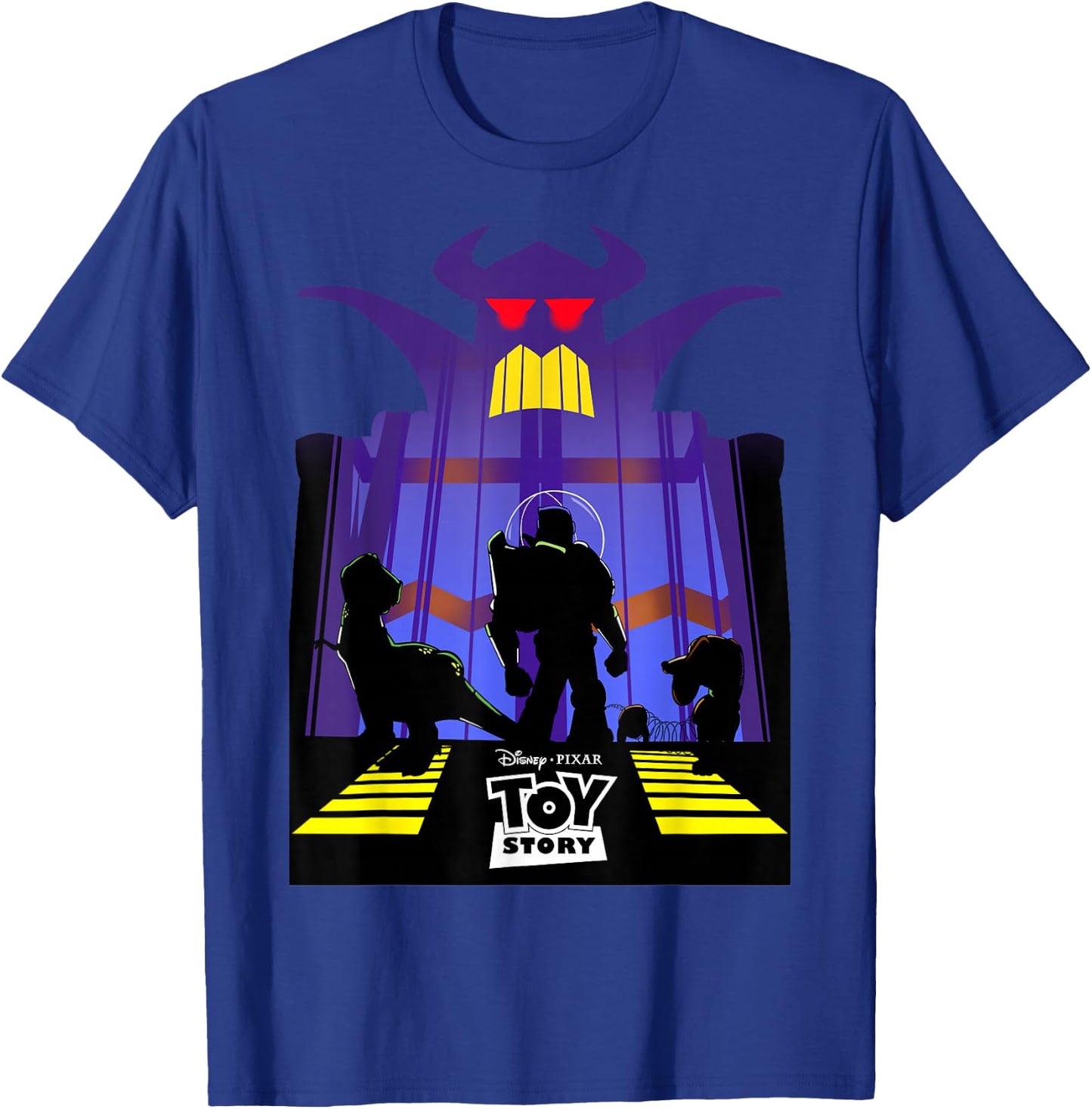 Disney Pixar Toy Story Evil Emperor Zurg Silhouette Poster T-Shirt - T-Shirt | Royal