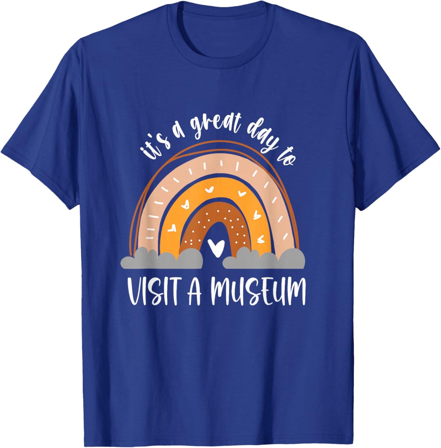 Museum Nerd Boho Kids Heart Rainbow T-Shirt - T-Shirt | Royal